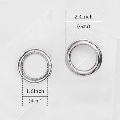 KEQIAOSUOCAI 84 Inches Length Sheer Curtains - Grommet Top Solid Voile Window Draperies Elegant Panels for Bedroom(Pure White,2 Panels,W54 x L84 Inch Long)