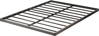 1.6 Inch King Box Spring Low Profile Heavy Duty Metal King Size Box Spring Bed Base Bunkie Board, Sturdy Mattress Foundation, Easy Assembly, Noise Free, Black