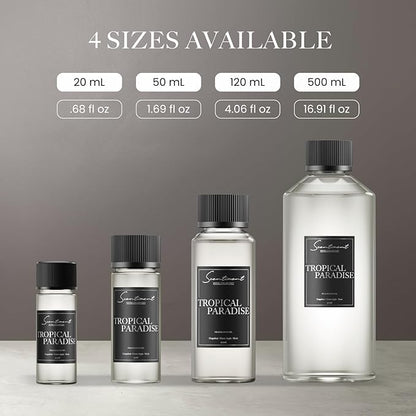 Scentiment Diffuser Oil - Tropical Paradise | Aromatherapy Fragrance Inspired by 5-Star Hotels | Luxurious Scent with Notes of Grapefruit, Green Apple, Musk (120 mL)