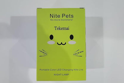 Night Light, LED Cute Silicone Lamp Bedside Lamp, Animal Light - 9 Colors Changing/USB Rechargeable/Remote Control/Dimmable Children Night Light for Kids/Bedroom/Baby Feeding - Medium Penguin