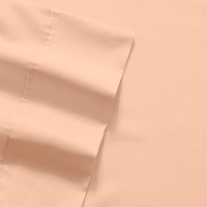 6 Piece Bed Sheet Set, Full, Peach