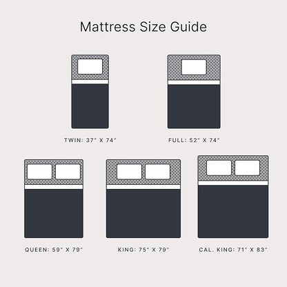 Signature Design by Ashley Queen Size Chime 12 Inch Medium Firm Memory Foam Mattress with Green Tea & Charcoal Gel for Pressure Relief, Fiberglass Free, Mattress In A Box