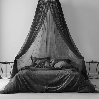Mosquito Net Bed Canopy for Girls,King Canopy Bed Curtains Full Queen Size from Ceiling,Dome Mosquito Netting Bed Tent Twin Girls Princess Canopy Bed White Decor for Baby Crib,Kid Bed and Adult Beds