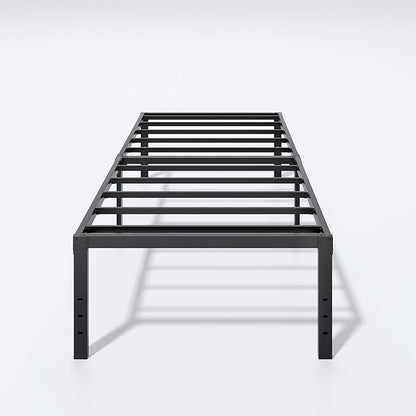 Metal Bed Frame Twin XL Size - 18 Inch Heavy-Duty Twin XL Platform Bed Frame No Box Spring Needed, Easy Assembly, Noise-Free, Sturdy Mattress Foundation, Underbed Storage Space