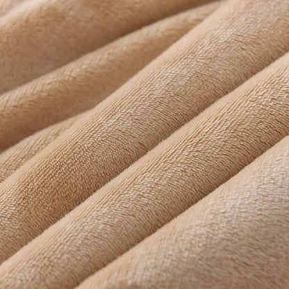 NANPIPER Throw Blanket Reversible Sherpa Flannel Super Soft Fuzzy Plush Fleece Microfiber for Bed/Couch (60"x80",Beige)
