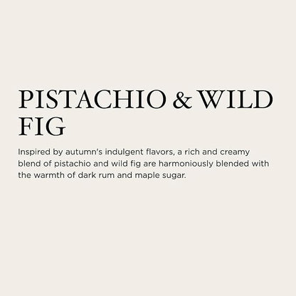 NEST New York Reed Diffuser, Pistachio & Wild Fig - 5.9 fl oz - Fragrance for Up to 90 Days - Reusable, Refillable Glass Holder - Includes 8 All-Natural Reed Sticks - Flame Free