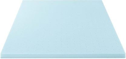 Best Price Mattress 2.5 Inch Ventilated Memory Foam Mattress Topper, Cooling Gel Infusion, CertiPUR-US Certified, Dorm Essentials, Twin