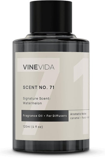 VINEVIDA [4 Fl Oz] Watermelon Fragrance Oil for Cold Air Diffusers, Essential Oils for Diffuser Oil Refill & Air Freshener Room Spray