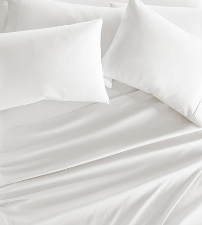 Linen Market Bed Sheets for California King Size Bed (White) - Sleep Better Than Ever with These Soft and Cooling California King Sheets - Deep Pocket Fits 16" Thick Beds - 4 Piece Cal King Sheet Set