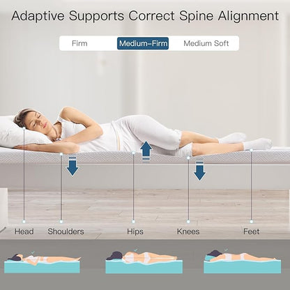 Airensky 2 Inch Memory Foam Mattress Topper, Cooling Gel Infused High Density King (76"x80") Topper with Removable Skin-Friendly Cover, Bed Topper for Pressure Relief Back Pain, CertiPUR-US Certified