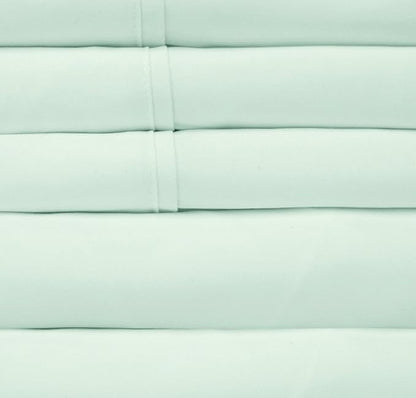 Twin Size Bed Sheets - 4 Piece 1500 Supreme Collection Fine Brushed Microfiber Deep Pocket Twin Sheet Set Bedding - 1 EXTRA PILLOW CASES, GREAT VALUE, Twin, Mint