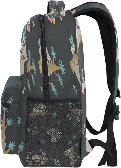 Custom Children's Name School Backpack Personalized Schoolbag KoalaTravel Bag for Teens Girls Boys