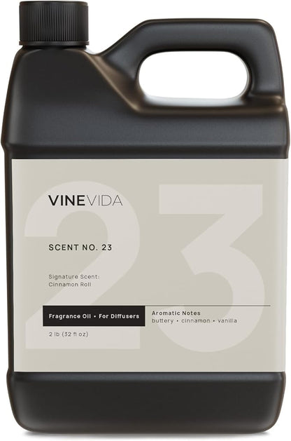 VINEVIDA [32 Fl Oz] Cinnamon Roll Fragrance Oil for Cold Air Diffusers, Essential Oils for Diffuser Oil Refill & Air Freshener Room Spray