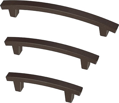 Franklin Brass (5-Pack) – Deep Bronze Cabinet Handles, 5-1/16 Inch Hole Center, Pulls for Drawers, Kitchen Cabinet Door, Dressers | Pierce