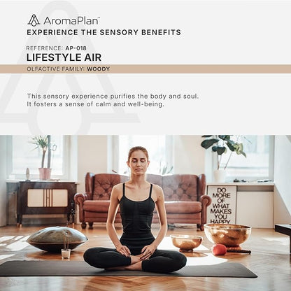 AromaPlan Hotel Scents Lifestyle Air 16 Fl Oz (473ml), Home Luxury Aroma & Hotel Diffuser Oil- Hotel Diffuser Oil for Aromatherapy- USA Made, Bigger Bottle, Bolder Aroma & Longer Lasting