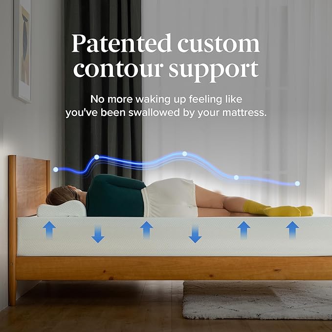 ZINUS 12 Inch King Green Tea Memory Foam Mattress [New Version], Fiberglass free, Medium Firm Feel, Zoned Pressure Relief, Certified Safe Foams & Fabric, Mattress in A Box