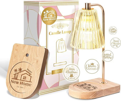 Marycele House Warming Gifts New Home, Candle Warmer Lamp Housewarming Gifts for Couples Women Friends, Wax Melt Warmer Lamp, Unique Gift Ideas for Home Living Room Decor