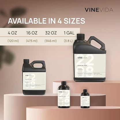 VINEVIDA [4 Fl Oz] Ocean Rain Fragrance Oil for Cold Air Diffusers, Essential Oils for Diffuser Oil Refill & Air Freshener Room Spray