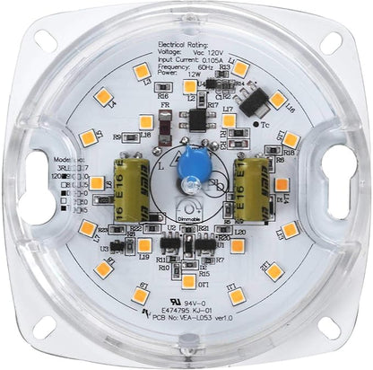 Legental 3" LED Light Engine - 4.04" Overall Size, 10W 850LM, 5000K Daylight, Dimmable Retrofit Module for Ceiling Lights, Ceiling Fans, Pendants, Lanterns, Garden Fixtures, UL/ES/JA8 Certified
