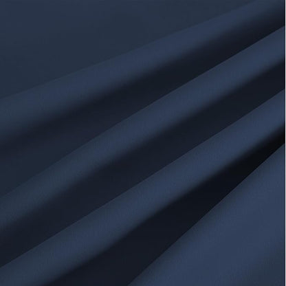 NICETOWN Navy Blue Blackout Draperies Heat Insulated Curtain 95 inch - Extra Long Thermal Insulated Shades for Bedroom, Living Room, Yard, Laundry, Pantry, Garage - 1 Pair, W52 x L95