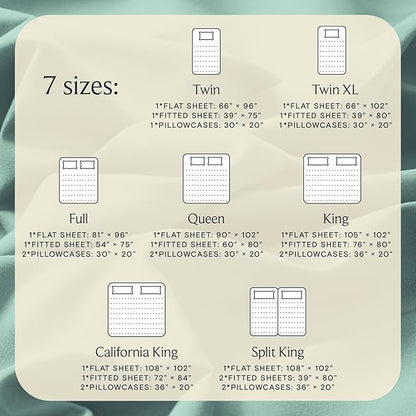 LuxClub 4 PC King Sheet Set, Breathable Luxury Bed Sheets, Deep Pockets Wrinkle Free Cooling Sheets Machine Washable Hotel Bedding Silky Soft - Light Teal King