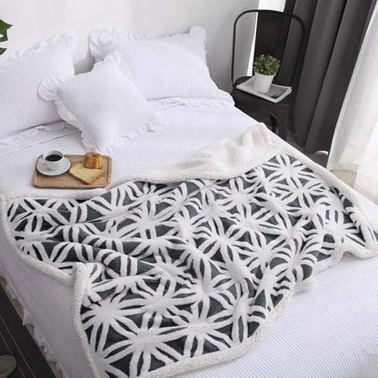 LOMAO Sherpa Fleece Blanket Fuzzy Soft Throw Blanket Dual Sided Blanket for Couch Sofa Bed (Dark Grey, 90''x90'')