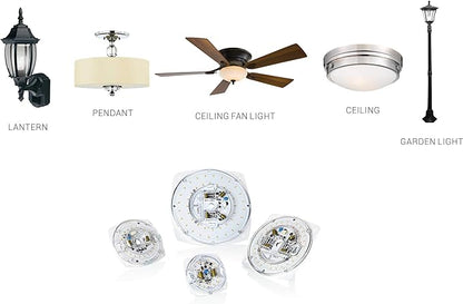Legental 5.5" LED Light Engine - 6.73" Overall, 23W 1800LM, 5000K Daylight, Dimmable Retrofit Light Kit for Ceiling Lights, Ceiling Fans, Pendants, Lanterns, Garden Fixtures, UL/ES/JA8 Certified