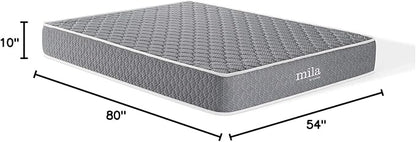 Modway Mila Firm 10" Fiberglass Free Memory Foam Queen Mattress