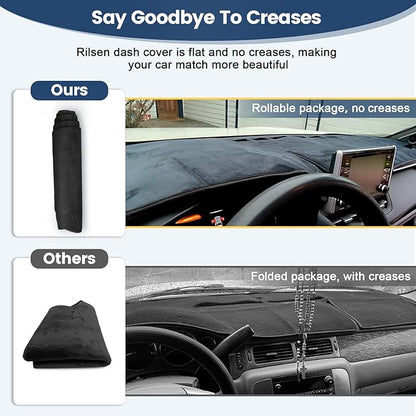 Dashboard Cover Mat Custom Fit for Hyundai Palisade 2020 2021 2022 2023 2024 2025 (Without HUD) Dash Cover Nonslip Dash Mat Protector Sunshade No Glare Black