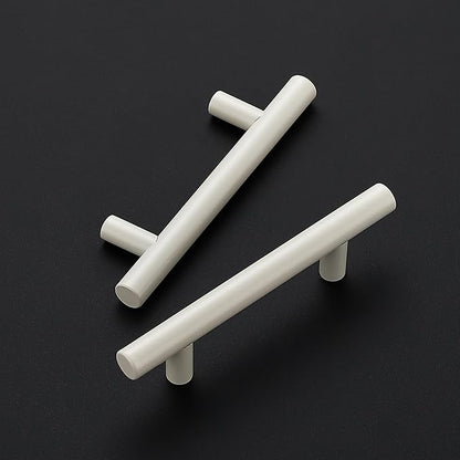 Ravinte 50 Pack | 5 Inch Cabinet Pulls White Stainless Steel Kitchen Drawer Pulls Cabinet Handles 5 InchLength, 3 Inch Hole Center
