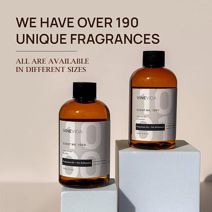 VINEVIDA [16 Fl Oz] Scent NO. 1205 Fragrance Oil for Cold Air Diffusers, Aromatic Notes of Dark Musk Oud Wood, Essential Oils for Diffuser Oil Refill & Air Freshener Room Spray