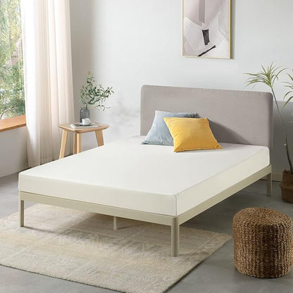Best Price Mattress 6 Inch King Mattress Bed-In-A-Box, Green Tea Memory Foam,White