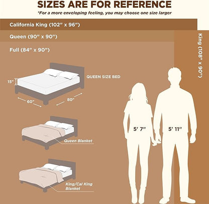 Bedsure GentleSoft Mocha Meringue Fleece Blanket for Couch - Cozy Soft Blankets for Women, Cute Small Throws for Girls, 90x90 Inches