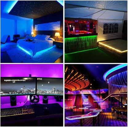 BTF-LIGHTING WS2812B RGB ECO LED Strip, Chasing Effects 5050SMD Individually Addressable 16.4FT 60Pixels/m 300Pixels Flexible Dream Color IP30 for Bedroom DIY Projects DC5V(No Adapter or Controller)