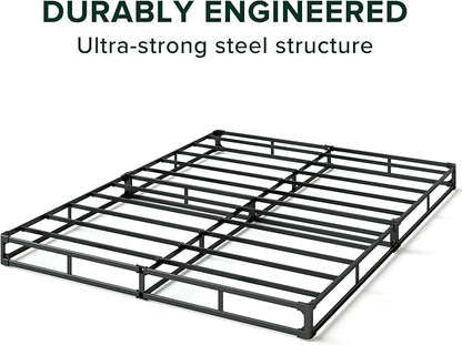ZINUS 5 Inch Queen WonderBox(TM) Smart Box Spring, Quick Assembly Mattress Foundation, Durable Metal Frame, Grey