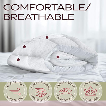MAXI Twin Size Mattress Pad - Luxurious Cotton Sateen Mattress Protector - Soft, Comfortable, and Breatheable Mattress Cover - Mattress Pad Protects Mattress from Dust, Dirt, Spills, and Stains.
