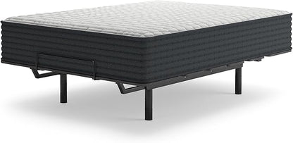 Signature Design by Ashley Hybrid 1200 12" Firm Moisture Wicking Mattress with Charcoal-Infused Gel Memory Foam and Edge Support for Pressure Relief, Temperature Regulating, Twin XL, Fiberglass Free