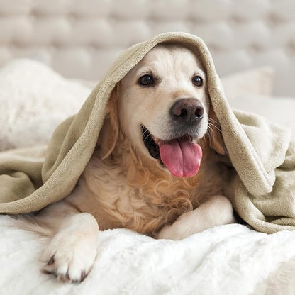 BEDELITE Fleece Blanket Full Size Linen Throw Blankets for Couch & Bed, Luxury Plush Cozy Fuzzy Blanket 84x90 inches, Super Soft Warm Lightweight Throw Blanket for Travel Camping