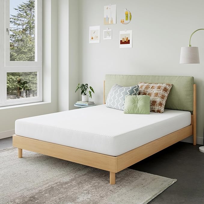 Novilla Queen Mattress in a Box, 8 Inch Queen Size Mattress with Gel Memory Foam for Cooling Night Sleep, Pressure Relief, CertiPUR-US Certified