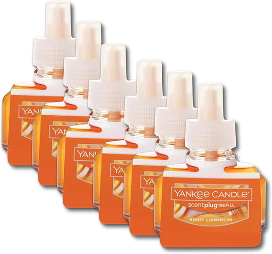 Yankee Candle ScentPlug Refill, Honey Clementine (Pack of 6)