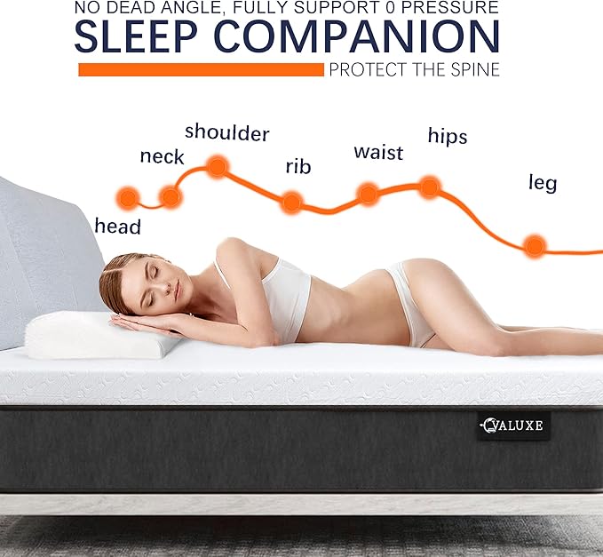 3 Inch Gel Memory Foam Mattress Topper Twin XL Size High Density Cooling Pad Pressure Relief Bed Topper (with Removable & Washable Bamboo Cover)