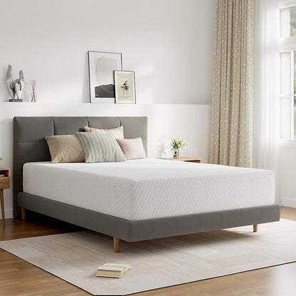 Novilla King Size Mattress, 10 Inch Memory Foam Mattress King for Supportive & Pressure Relief, Removable Washable Cover,CertiPUR-US Certified Mattresses in a Box, Firm