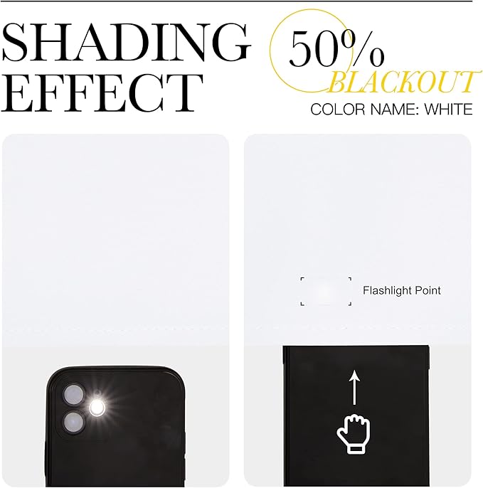 NICETOWN White Room Darkening Draperies and Curtains - Home Fashion Energy Saving Grommet Top Room Darkening Drape Panels for Bedroom (Set of 2, 66 by 90 Inch, White)