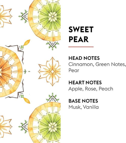 Sweet Pear | Lampe Berger Fragrance Refill by Maison Berger | for Home Fragrance Oil Diffuser | Purifying and perfuming Your Home | 16.9 Fluid Ounces - 500 milliliters | Made in France