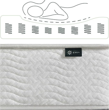 ZINUS 10 Inch Foam and Spring Hybrid Mattress [New Version], Queen, Fiberglass Free, Medium Firmness, Durable Support, Certified Safe Foams & Fabric, Mattress in A Box
