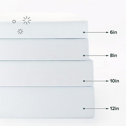 ZINUS 12 Inch Green Tea Cooling Memory Foam Mattress [New Version], Queen, Fiberglass Free, Medium Firmness, Cooling Gel Foam, Certified Safe Foams & Fabric, Mattress in A Box