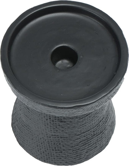 Main + Mesa Stoneware Pillar & Taper Candle Holders, Set of 2