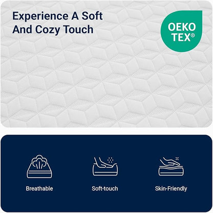 Avenco Queen Mattress, 12 Inch Queen Memory Foam Mattress in a Box for Refresh Sleep & Pressure Relief, CertiPUR-US Certified Soft Queen Size Mattresses
