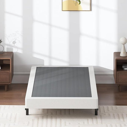 Box Spring Twin XL - 3 Inch Heavy Duty Low Profile Metal Box Springs for Twin XL Bed, Mattress Foundation, Easy Assembly,Easy Clean Cover