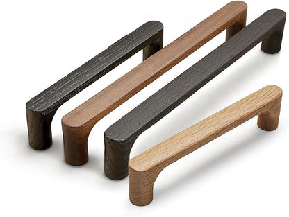 Burlywood Round 7-1/2in 10 pcs Wooden Drawer Pulls Handle pulls for cabinets Kitchen Cabinet Drawer pulls Cabinet Door Pull